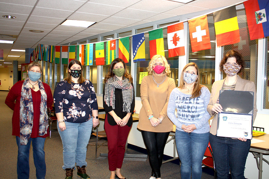 GL teacher, world language department honored by PSMLA